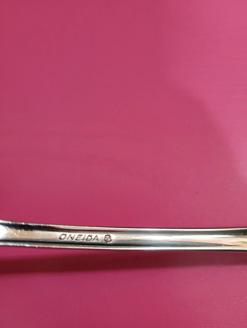 Oneida Golden Damask Rose Salad Fork Stainless Gold Accent (1391)